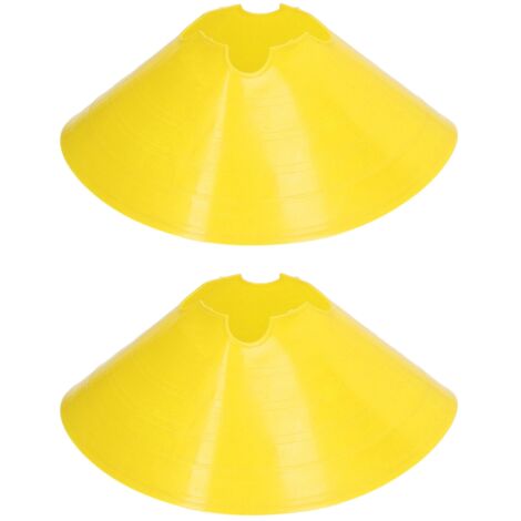 10 Pièces Cônes d'Entraînement Football 8cm - Marqueurs Sportifs pour Entraînement (1/5)