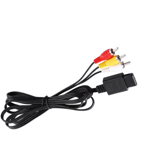 Câble Vidéo Audio RCA pour Console Nintendo 64 et GameCube (1/5)