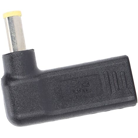 Adaptateur Courbé USB-C vers DC 5.0x1.0mm pour Charge Ordinateur Portable (1/5)
