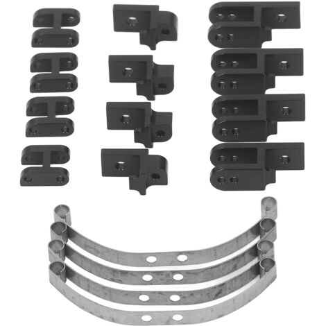 Ressort de suspension en aluminium pour voiture RC 1/16, compatible WPL B-24, amortisseur noir haute performance. (1/5)