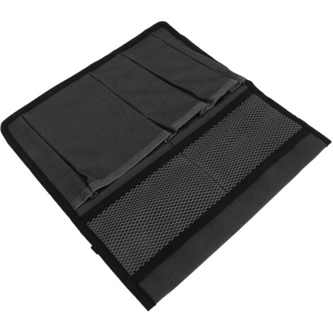 Sac de Transport pour Outils de Jardin en Tissu Résistant 600D, Compact et Léger avec Poches Multiples, Idéal pour Extérieur, Noir (1/5)