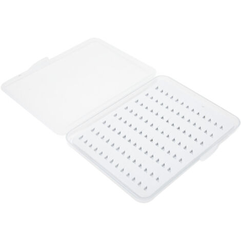 Boîte de rangement étanche pour leurres de pêche, coffret transparent avec couvercle pour mouches et accessoires. (1/5)