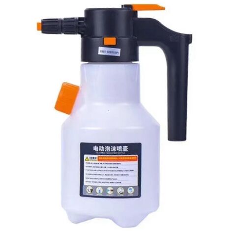 Pulvérisateur de mousse électrique portatif professionnel pour lavage de voiture, 2 L, blanc (1/5)