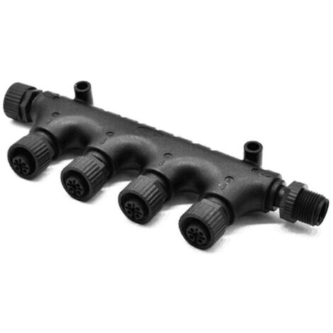Connecteur NMEA2000 6 ports 5 broches, filetage M12, étanche IP67 (1/5)