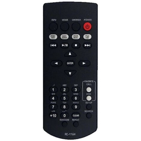 Télécommande de remplacement RC-1164 pour système récepteur AV (1/5)