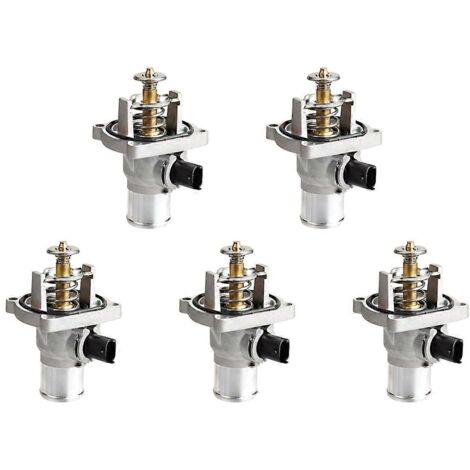 Boîtier de thermostat de liquide de refroidissement moteur 5 pièces pour Aveo (1/5)