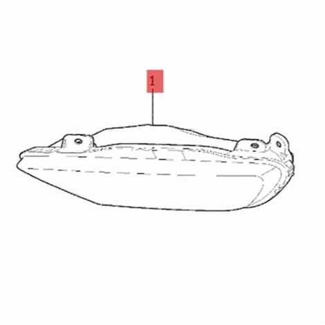Phare antibrouillard avant à LED pour voiture, compatible avec les références 31434666 et 31395865 L. (1/5)