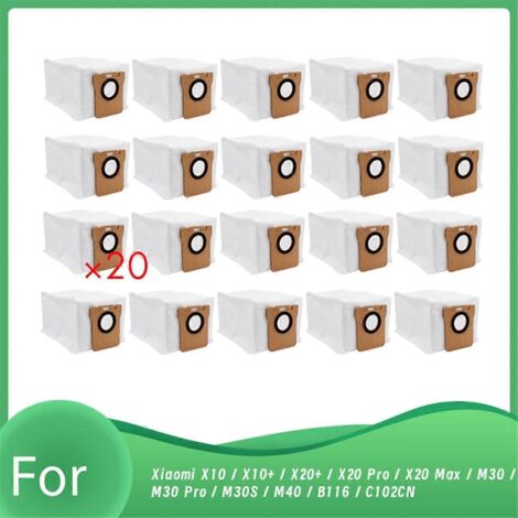 Sacs à poussière pour aspirateur robot X10 / X10+ / X20+ / X20 Pro / X20 Max (1/5)