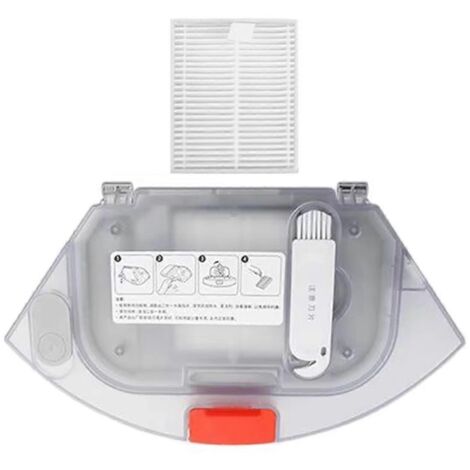 Bac à poussière avec filtre pour aspirateur robot 3C (1/4)