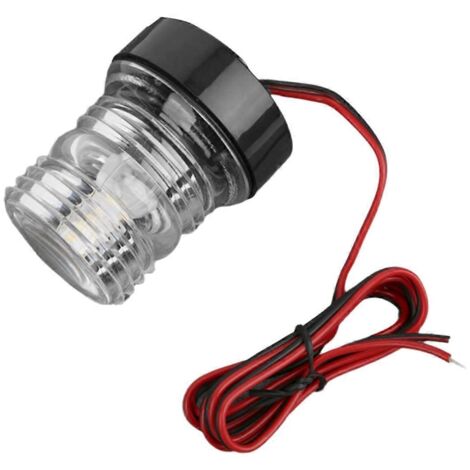Feu de navigation LED 12-24 V pour yachts/bateaux, feu de poupe à 360° (1/5)