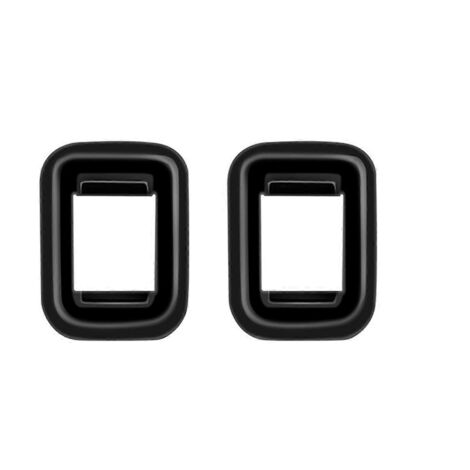 Autocollant de garniture pour interrupteur de lève-vitre de voiture noir brillant (1/5)