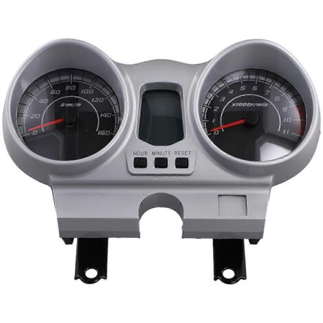 Compteur de vitesse LCD 12V pour moto, tableau de bord, tachymètre (1/5)