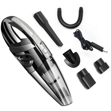 Aspirateur de voiture, petit aspirateur d'intérieur de voiture argenté (1/5)