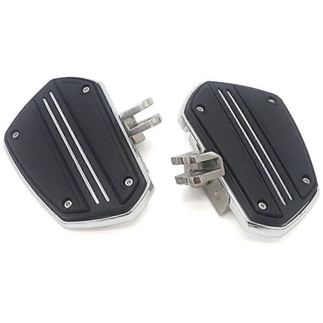 Kit de repose-pieds moto avec supports de repose-pieds autoroute réglables (1/5)