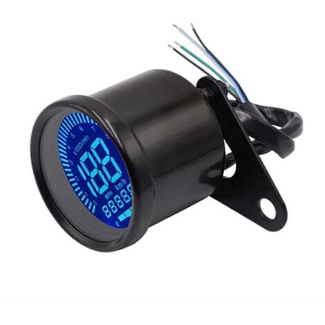 Compteur de vitesse numérique universel pour moto rétro LCD (1/5)