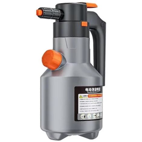 Pulvérisateur de mousse électrique portatif professionnel pour lavage de voiture, 2 L, gris (1/5)