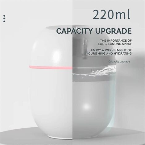 Mini humidificateur d'air portable en forme de goutte d'eau, ultra-silencieux (1/5)