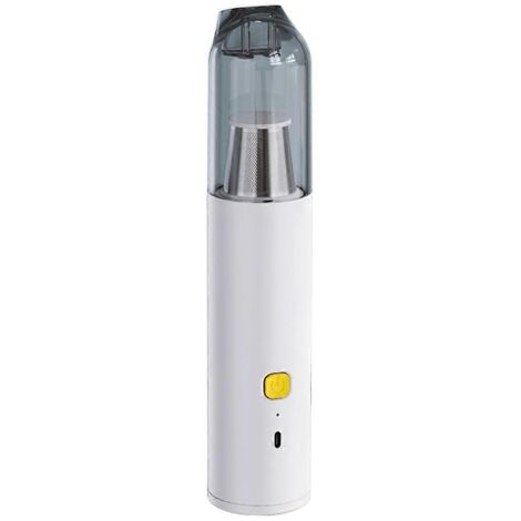 Aspirateur sans fil portatif, aspiration puissante de 14 000 Pa, blanc (1/5)