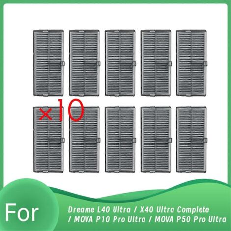 Lot de 10 filtres pour aspirateur robot L40/X40 Ultra (1/5)