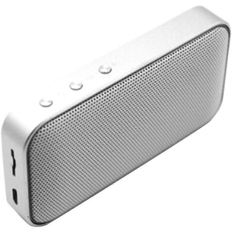 Enceinte caisson de basses portable sans fil Bluetooth 5.1 blanche (1/5)