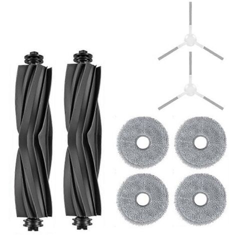 Accessoires pour robot laveur de sols M30 : brosse rotative et chiffon (1/5)