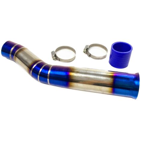 Tuyau d'admission d'air en acier inoxydable pour moto B (1/5)