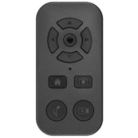Télécommande Bluetooth intelligente, télécommande universelle, perche à selfie, noire (1/5)