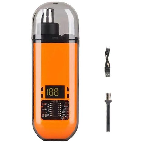 Coupe-nez manuel 2 en 1 en acier inoxydable, appareil de soins personnels (1/5)