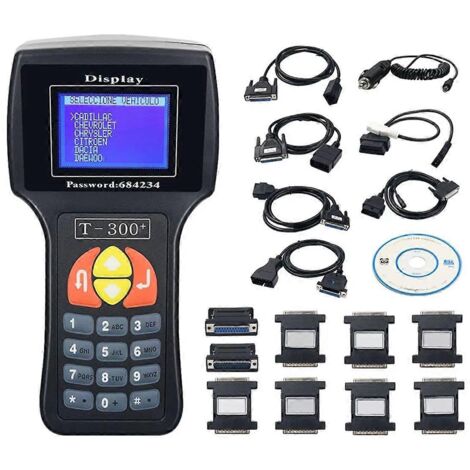 Programmateur de clés T300 Auto V23.9, machine à clés de voiture noire (1/5)
