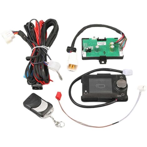 Panneau de commande du chauffage de stationnement 5 kW avec écran LCD et moniteur. (1/5)