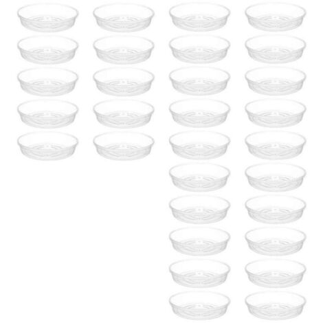 Plateau de fond de pot de fleurs rond étanche de 25 cm pour plantes de jardin (1/5)