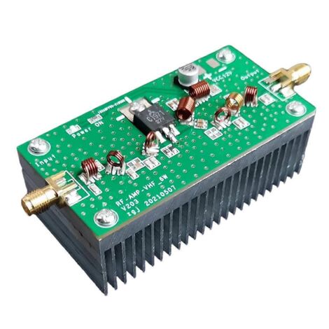 Amplificateur de puissance RF 6 W VHF FM 12 V pour émetteur FM radioamateur (1/5)