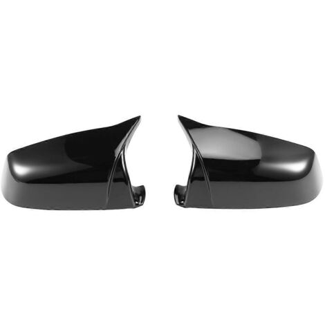 Coque de rétroviseur latéral pour BMW Série 5, 6 et 7, noire (1/5)