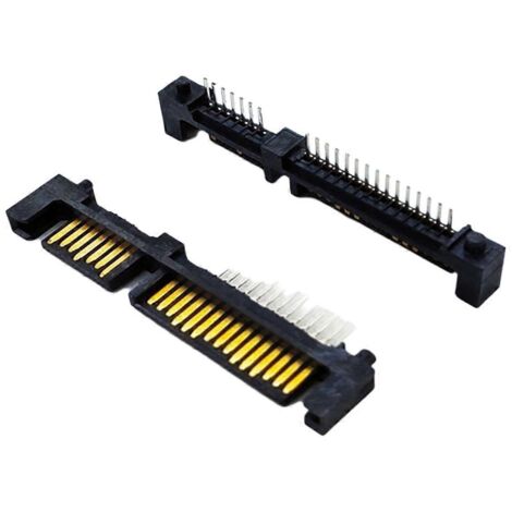 100 connecteurs SATA 7+15 22 broches mâles droits (1/5)