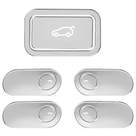Autocollant de protection pour interrupteur intérieur de portière de voiture et interrupteur de coffre (1/5)