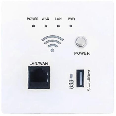 Routeur Wi-Fi 2,4 GHz 300 Mbps avec prise Wi-Fi sans fil RJ45 AP A (1/5)