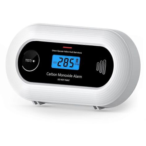 Détecteur de monoxyde de carbone portable avec écran LCD numérique, pour la maison, le bureau et les voyages. (1/5)