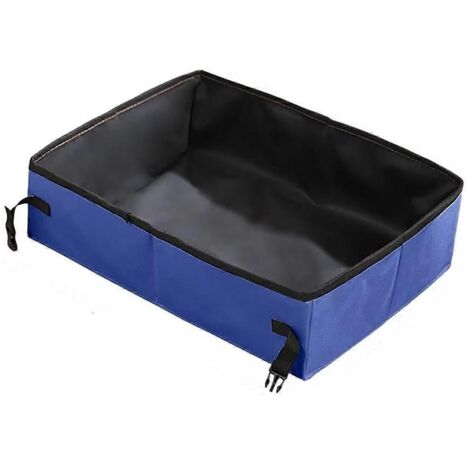 Bac à litière pliable, bac à litière pliable, toilettes portables pour chats (1/5)