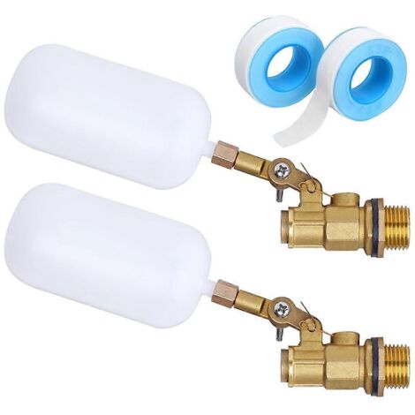 Lot de 2 flotteurs à eau de 1/2 pouce, flotteur à bille en laiton (1/5)