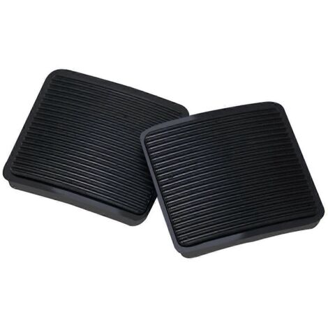 Ensemble de 2 patins en caoutchouc pour pédales de frein et d'embrayage F07A-2457-AA (1/5)