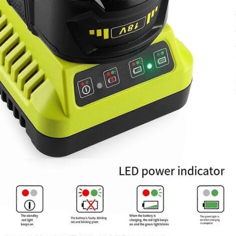 Chargeur de batterie P117 12V-18V de remplacement pour Li- 3A, prise UE (1/5)