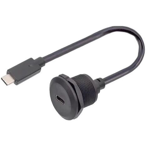 Connecteur de charge USB Type-C 3.1 femelle vers mâle, port de données Type-C (1/5)