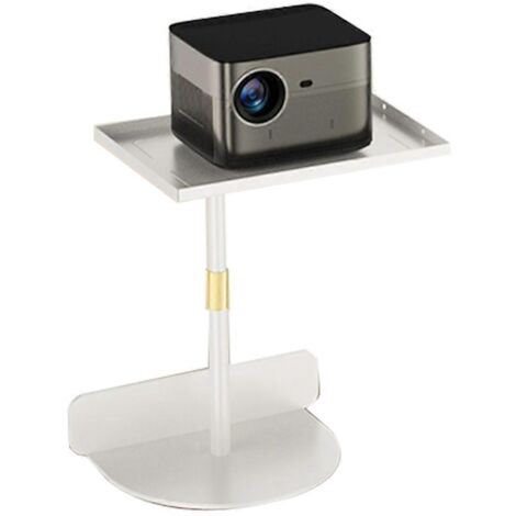 Support de projecteur réglable avec plateau multi-angles, blanc (1/5)