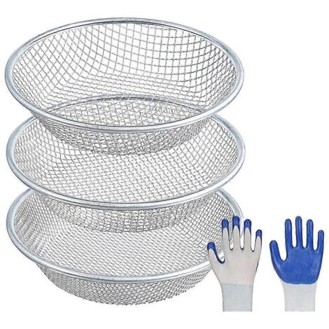 Tamis à terre pour jardinage, tamis à pierres pour seau de 5 gallons (1/5)