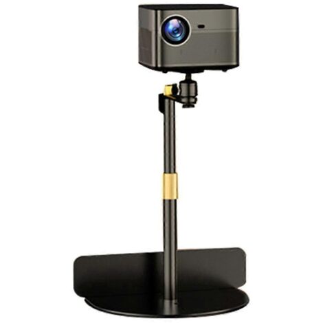 Support de projecteur réglable multi-angles, trépied noir (1/5)