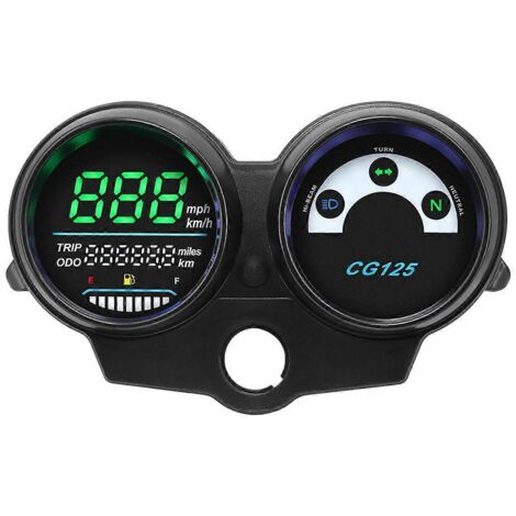Compteur de vitesse numérique LED pour moto CG125 (2000-2008) - Ventilateur 125 (1/5)