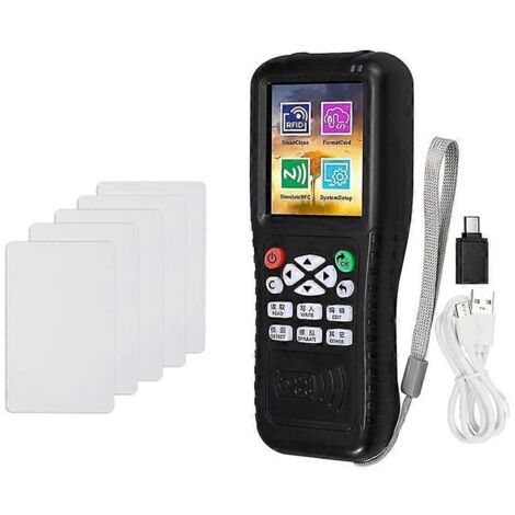 Lecteur-graveur de cartes à puce RFID NFC X100 + duplicateur RFID 5 x CUID (1/5)