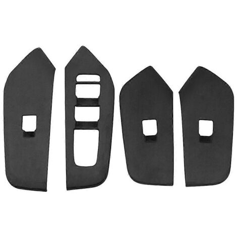 Autocollant de garniture de panneau de commande de lève-vitre pour portière de voiture à conduite à droite (1/5)