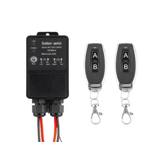Récepteur sans fil universel RF433 MHz pour télécommande et interrupteur (1/5)
