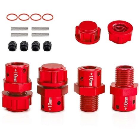 Kit de connecteurs 10 mm pour voiture RC (accessoires rouges) (1/5)